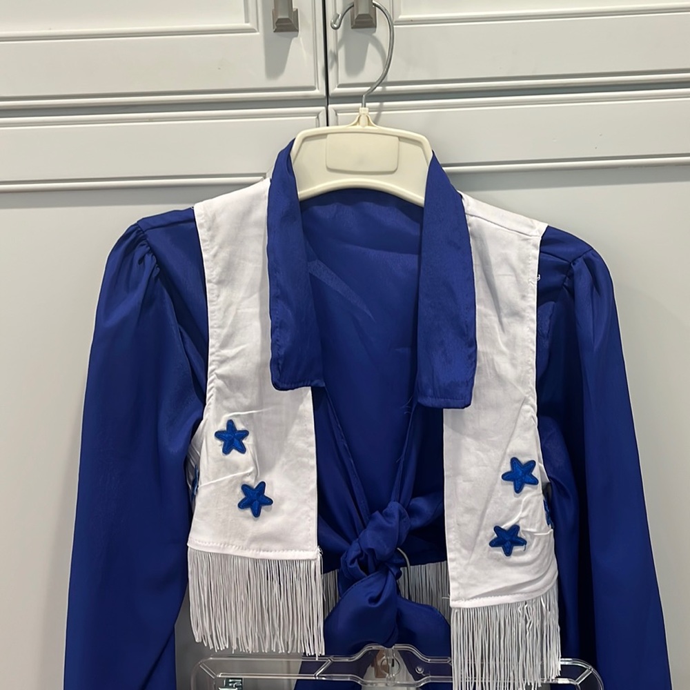 Dallas Cowgirls Cheerleader costume. Brand new, never been worn.